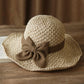 🔥Last Day 50% OFF🔥✨ Straw Hat with Retro Bow – Foldable & Breathable for Summer! 🎀🌞