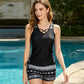 ⏰LAST DAY 60% OFF - Miraclesuit Women's Tummy Control Tankini Set with Built-In Bra – Flattering Boho Swimwear with Shorts🔥 Buy 2 Free Shipping