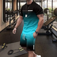 🏖️Summer Cool Deal: 50% OFF!!😎Men's Gradient Color T-Shirt & Shorts Set