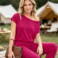 🎁2026 New Arrivals 50% OFF💥Women's Casual Off Shoulder Short Sleeve Jumpsuit