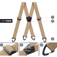 📢50% OFF !! ⏰Men's X-Back Suspenders with Hook Clips
