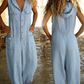 🎁2026 New Arrivals 50% OFF💥Women's Casual Sleeveless Hooded Jumpsuit