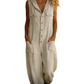 🎁2026 New Arrivals 50% OFF💥Women's Casual Sleeveless Hooded Jumpsuit