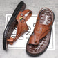 📢Last Day Promotion 70% Off!⏰Men's Breathable Soft Leather Outdoor Sandals With Latex footpads