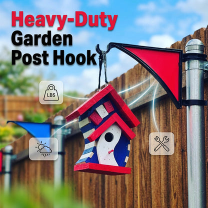 ⏰Last Day Sale 49% OFF🔥Multi-Use Patio & Garden Fence Post Hanger Hook