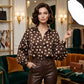 🤎2026 Hot Sale✨Women’s Button-Down Polka Dot Shirt