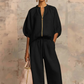 📢📢49% OFF !! ⏰Women's Solid Color 2-Piece Casual Tracksuit Set