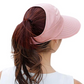 🔥Last Day 50% OFF🔥✨Foldable Wide Brim Sun Hat with Ponytail Hole