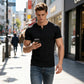 👕 70% OFF NOW! 💪 Treat Yourself, Gift Others 🎁 Men's Lightweight Henley T-Shirt – Muscle Fit & Breathable – Moisture-Wicking & Classic Style 🌿