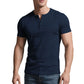 👕 70% OFF NOW! 💪 Treat Yourself, Gift Others 🎁 Men's Lightweight Henley T-Shirt – Muscle Fit & Breathable – Moisture-Wicking & Classic Style 🌿