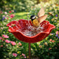 🔥Hot Sale-50% Off🌺Handmade Metal Flower Garden Stake🐦