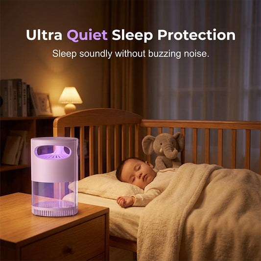🦟 60% OFF! UV Mosquito Killer Lamp – quiet, USB, chemical-free.  🔇🌙