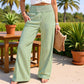 🎁 Hot Sale 49% OFF❤️Women's Smocked Waist Striped Gingham Pants