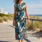 📢📢49% OFF !! ⏰Women's Sleeveless V-Neck Maxi Dress with Side Slit
