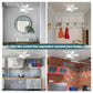 💥SUMMER HOT SALE 50% OFF🔥2-in-1 Portable Ceiling Fan & Light With Remote Control