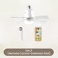 💥SUMMER HOT SALE 50% OFF🔥2-in-1 Portable Ceiling Fan & Light With Remote Control