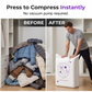 BUY 1 FREE 1👍SpaceSaver™ Vacuum Storage Bags – Airtight, Reusable & BPA-Free 🛡️♻️