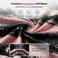 🌺Summer Hot Sale 60% OFF💐Women's Plus Size Loose Faux Two-Piece Striped Henley Top