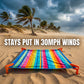 Windproof Beach Towel Clip Pegs for Sand and Grass（Set of 4)