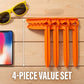 Windproof Beach Towel Clip Pegs for Sand and Grass（Set of 4)