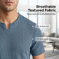 👔 60% OFF NOW! ✨ Men's V-neck Waffle-patterned Short-Sleeve Shirt ☀️High Quality