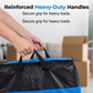 📦 50% OFF NOW! 🧳 Collapsible Storage and Moving Bag – Heavy-duty handles & zippered closure 🏠