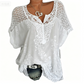 🔥 2026 Hot Sale 55% OFF🔥Women’s Elegant Lace Embroidered V-Neck Top
