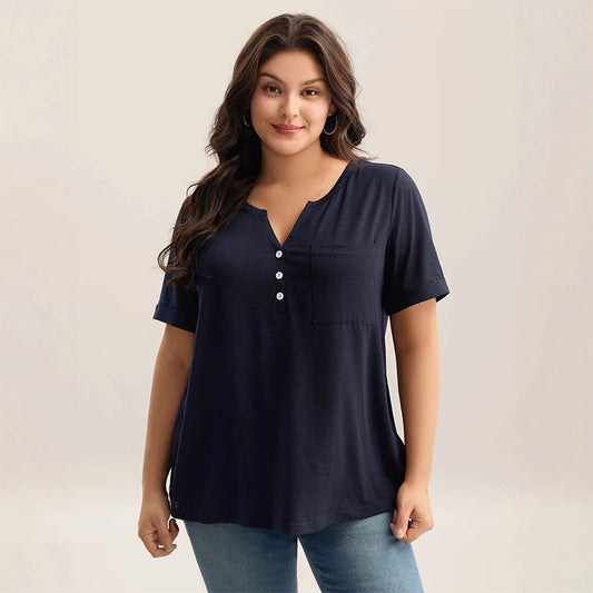 💞60% off !⚡Women's Casual Plus Size Short Sleeve T-Shirt