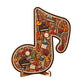 🔥Hot Sale 60%OFF⏰3,000 sold⏳Wooden Musical Note Jigsaw Puzzle Eco-Friendly Material, Beautiful Display Piece. Great Gift For Musicians & Puzzle Fans! 🧩💚🌟