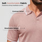 Men's Casual V-Neck T-Shirt Contrast Trim Short Sleeve Summer Top