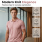Men's Casual V-Neck T-Shirt Contrast Trim Short Sleeve Summer Top