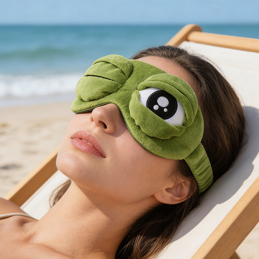 💥Limited Sale - 50% OFF🌙Soft Funny Frog 3D Sleep Mask