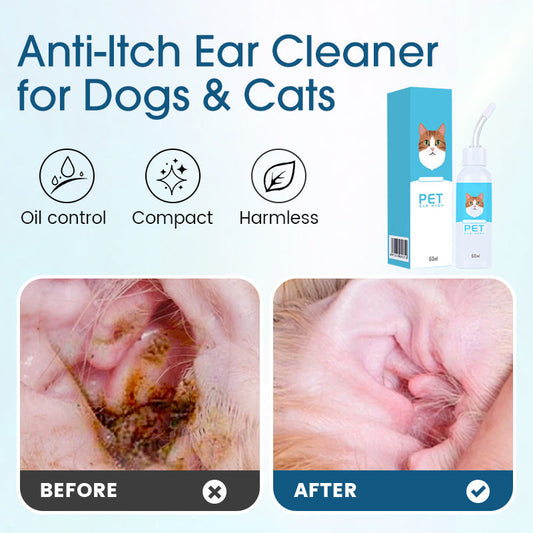 🔥LIMITED TIME 50% OFF🔥Anti-Itch Ear Cleaner for Dogs & Cats