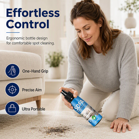 HOT SALE🛋️✨ 50% OFF! No‑Rinse Fabric Cleaner Spray – Just spray & wipe – no water, no rinsing. Perfect for sofas, carpets & upholstery – fresh in minutes! 🧼💨