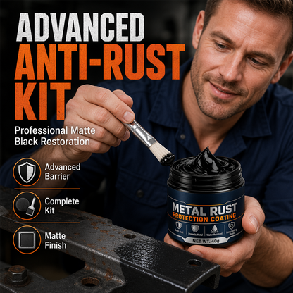 🏠 50% OFF! Metal Rust Protection Black Repair Paste – Restores rusty gates, railings & tools. Forms protective coating – no need to replace! 🛡️✨