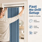 🔥No-Drill Magnetic Accordion Door Curtain
