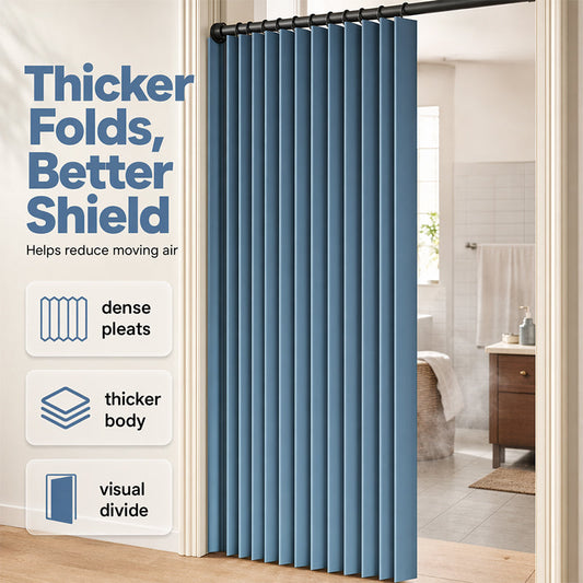 🔥No-Drill Magnetic Accordion Door Curtain