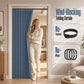 🔥No-Drill Magnetic Accordion Door Curtain