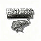 Metal Fishing Vehicle Emblem Badge