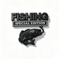 Metal Fishing Vehicle Emblem Badge