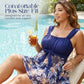 🏖️Summer Hot Sale 50% OFF💐Plus Size Tummy Control 2-Piece Swimsuit Set