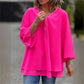 🌺50% OFF FLASH SALE! ✨Double-Layer V-neck Zipper 3/4 Sleeves Soft Tops