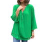 🌺50% OFF FLASH SALE! ✨Double-Layer V-neck Zipper 3/4 Sleeves Soft Tops