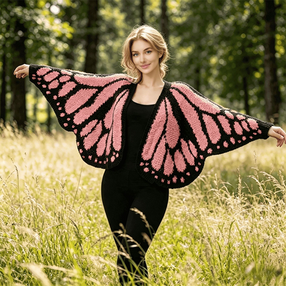 Women's Butterfly Wing Knit Cardigan