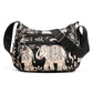 Women Elegant Nylon Travel Messenger Bag