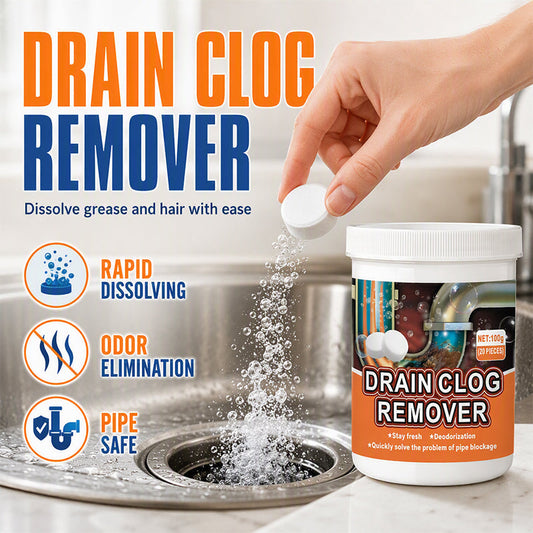 Active Oxygen Drain Clog Remover Effervescent Tablets