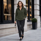 🛍️🍂LAST DAY SALE 70% OFF👍⏰Women's Quarter-Zip Ribbed Pullover Sweater – Relaxed Fit