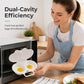 🥳50% OFF💞50K+ SOLD! 🎁Microwave Egg Poacher – Dual‑cavity, non‑stick & easy clean