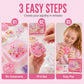 DIY Fried Ice Squishy Toy Kit with Cat Claw Design for Kids