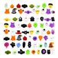 🔥✨🎃Halloween Squishies Stress Relief Toy Set, Classic Pumpkin/Ghost/Bat Shapes, Super Soft TPR Material with Elastic Squeeze Feel🧹Washable & Durable, Assorted 24/36/50pcs for Party Favors, Classroom Rewards & Trick-or-Treat🦇🪄